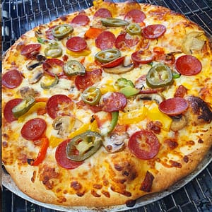PIZZA – 12 inch with 3 toppings