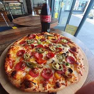 PIZZA – 12 inch with 3 toppings